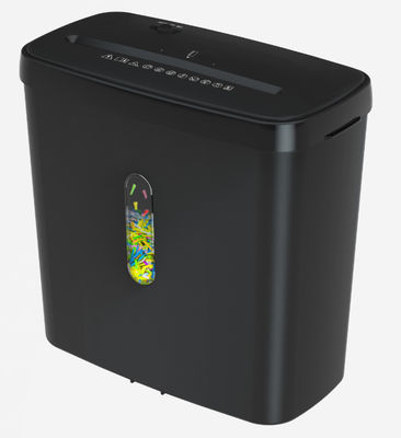 3.0m/Min ডেস্কটপ ক্রস কাট Shredder সঙ্গে 6sheet ক্যাপাসিটি 4x39mm কাটা আকার
