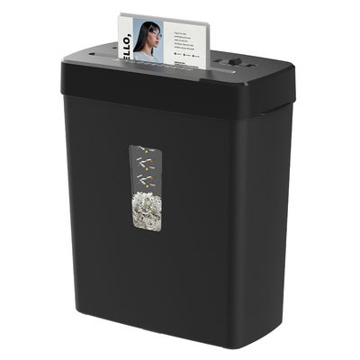 CD222P 8 শীট ক্রস কাট পেপার Shredder মেশিন 320x164x380mm জন্য অফিস হোম ডকুমেন্ট নিষ্পত্তি