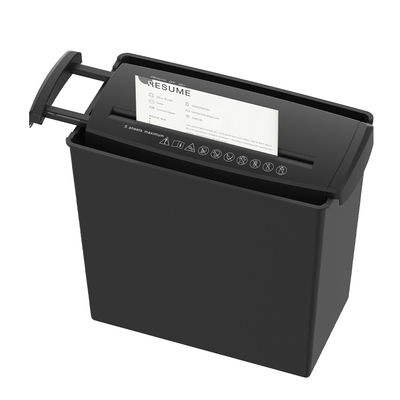 মিনি আকার 5 শীট স্ট্রিপ কাট পেপার Shredder 10L বাস্কেট বিন সঙ্গে হোম অফিস ব্যবহার