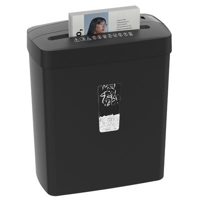C220P-6 ক্রস কাট মিনি 6 শীট কার্ড পেপার Shredder সঙ্গে 13L বাস্কেট বিন জন্য অফিস হোম