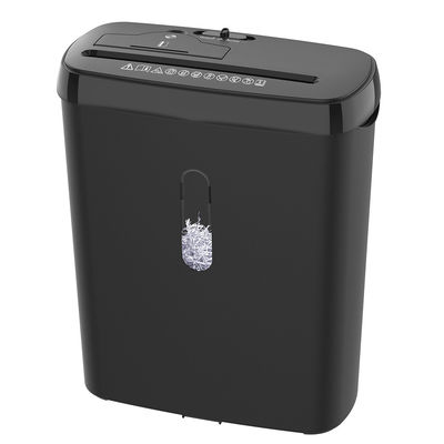 8 শীট স্ট্রিপ কাটা কাগজ shredder সঙ্গে 11L বর্জ্য ঝুড়ি বিন ছোট আকারের জন্য বাড়িতে ব্যবহার SD108P