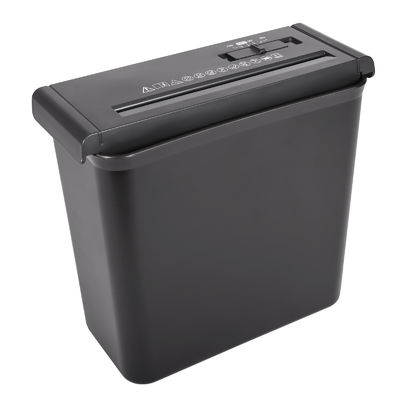 5 শীট স্ট্রিপ কাট অফিস পেপার Shredder সঙ্গে 10L বাস্কেট জ্যাম প্রুফ সিস্টেম