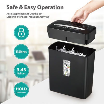 EMC বাণিজ্যিক 6 শীট A4 ক্রস কাটা কাগজ shredder মেশিন C220P-6 অফিস এবং বাড়িতে জন্য