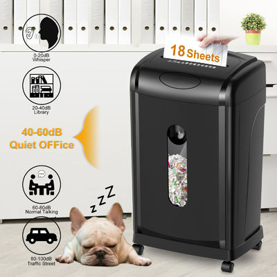 সিই/ইএমসি সার্টিফাইড হেভি ডুয়ি পেপার Shredder For Business With 30L Pull-Out Bin