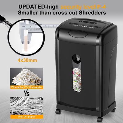 সিই/ইএমসি সার্টিফাইড হেভি ডুয়ি পেপার Shredder For Business With 30L Pull-Out Bin