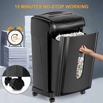 সিই/ইএমসি সার্টিফাইড হেভি ডুয়ি পেপার Shredder For Business With 30L Pull-Out Bin
