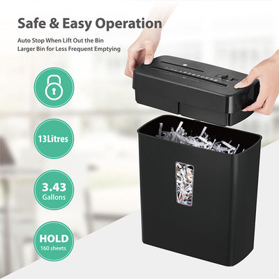 লাইটওয়েট কমপ্যাক্ট হোম অফিস পেপার Shredder মেশিন CD222P Shred 8 শীট A4