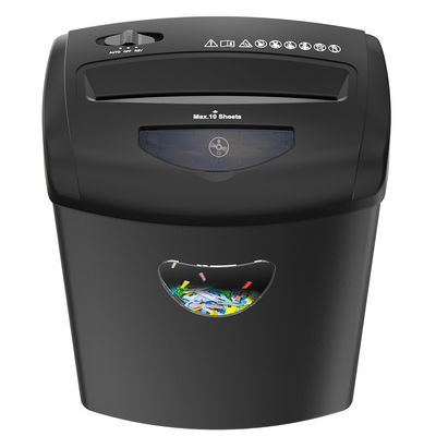 21L বিন খণ্ড 10 শীট A4 shred ক্ষমতা P-4 নিরাপত্তা স্তরের কাগজ shredder মেশিন CD218P