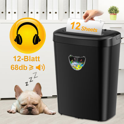 অফিস কাগজ shredder CD228P-12 25L ক্রেডিট কার্ড কাগজ জন্য বাস্কেট shredding মেশিন