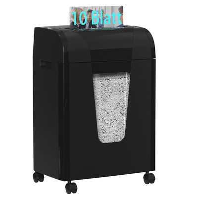 60dB ভারী দায়িত্ব অফিস মাইক্রো কাটা কাগজ Shredder 20L ক্ষমতা নীরব অপারেশন C261P-10
