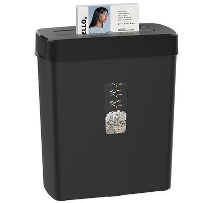 CD222P-8 13L হোম ক্রস কাট সিডি শ্রেডিং 8 শীট পেপার শ্রেডার মেশিন 4x39 মিমি কাটার আকার সহ