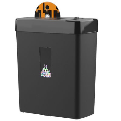 68dB ব্ল্যাক ক্রস কাট পেপার Shredder মেশিন 13L বাস্কেট সঙ্গে কাগজ সিডি shredder