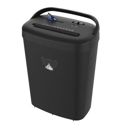 CD228P 12 শীট A4 ডকুমেন্ট কাগজ এবং ডিস্ক ধ্বংসকারী Shredder মেশিন 4 স্তর অফিসের জন্য