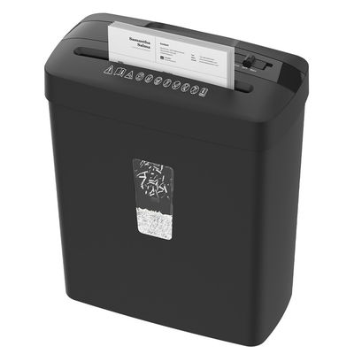C220P-6 মিনি Shredder কাগজ মেশিন হোম কাজের জন্য 6 শীট ক্রস কাট কাগজ Shredder 13L