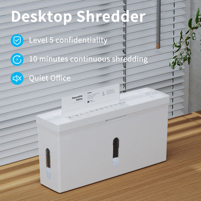CS201C 2 শীট A4 মাইক্রো কাটা P5 ডেস্কটপ মিনি কাগজ shredder মেশিন
