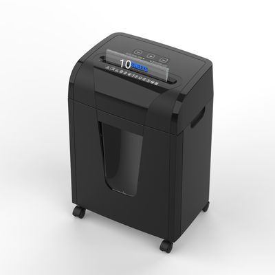 C261P-10 10 শীট পেপার Shredder মাইক্রো কাট ডকুমেন্ট ক্রেডিট কার্ড নীরব ভারী দায়িত্ব 20L সঙ্গে shredding মেশিন