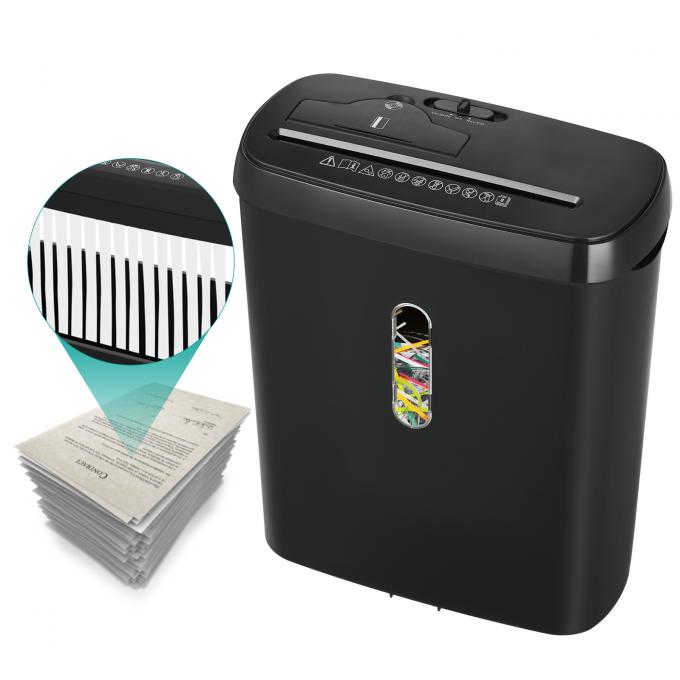হোম অফিসের জন্য 11L বাস্কেট সহ 8 শীট স্ট্রিপ কাট বাণিজ্যিক কাগজ Shredder SD108P 1