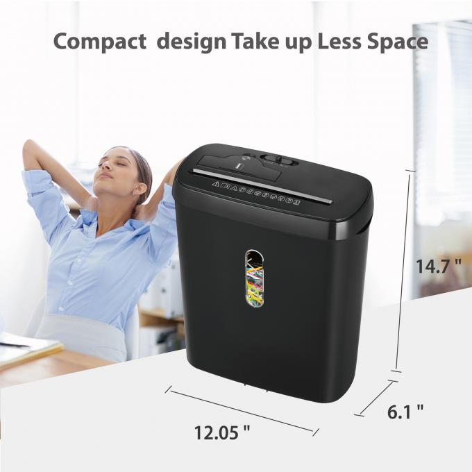হোম অফিসের জন্য 11L বাস্কেট সহ 8 শীট স্ট্রিপ কাট বাণিজ্যিক কাগজ Shredder SD108P 4