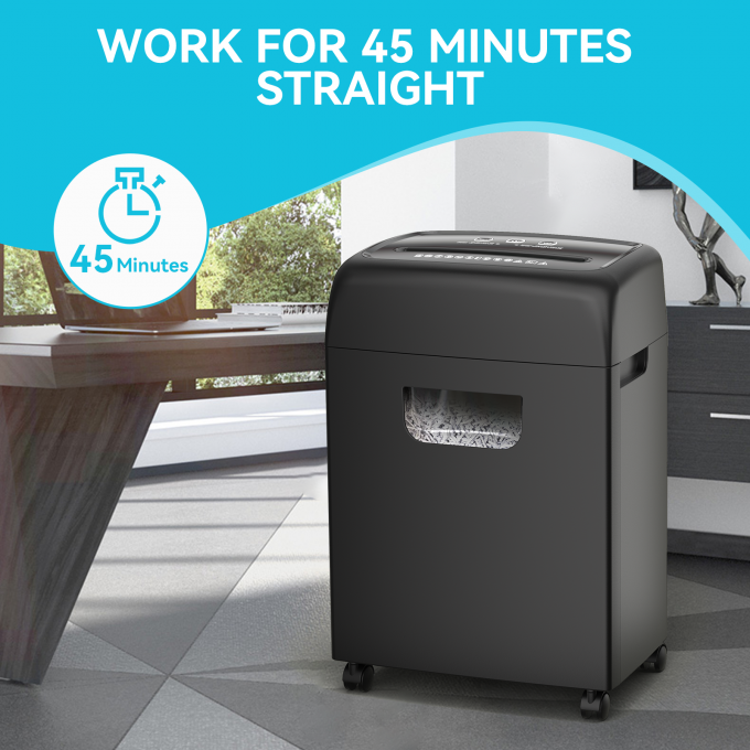 উচ্চ ক্ষমতা ভারী দায়িত্ব 18 শীট কাগজ ক্রেডিট কার্ড Shredder ক্রস কাট 20L কাগজ Shredding মেশিন অফিস ব্যবহারের জন্য C281P 2