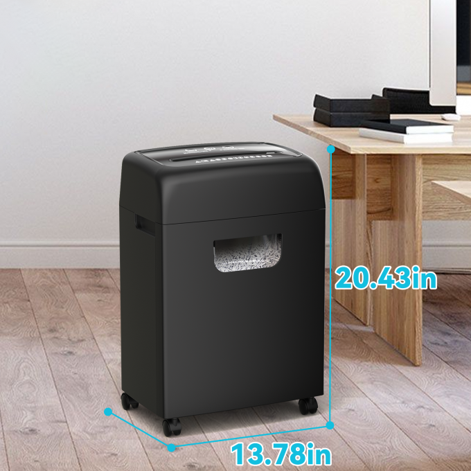 উচ্চ ক্ষমতা ভারী দায়িত্ব 18 শীট কাগজ ক্রেডিট কার্ড Shredder ক্রস কাট 20L কাগজ Shredding মেশিন অফিস ব্যবহারের জন্য C281P 5