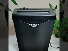 C506P 5 শীট A4 হোম অফিসের জন্য কাগজ shredder মেশিন 14L বাস্কেট বিন সঙ্গে