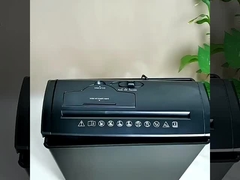 SD105P 5 শীট A4 স্ট্রিপ কাটা মিনি কাগজ shredder মেশিন 10L হোম অফিসের জন্য