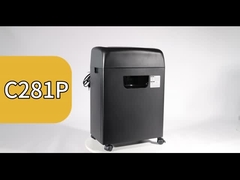 অফিসের জন্য 18 শীট A4 ক্রস কাটা কাগজ shredder মেশিন C281P